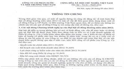 Thông cáo VIWASE